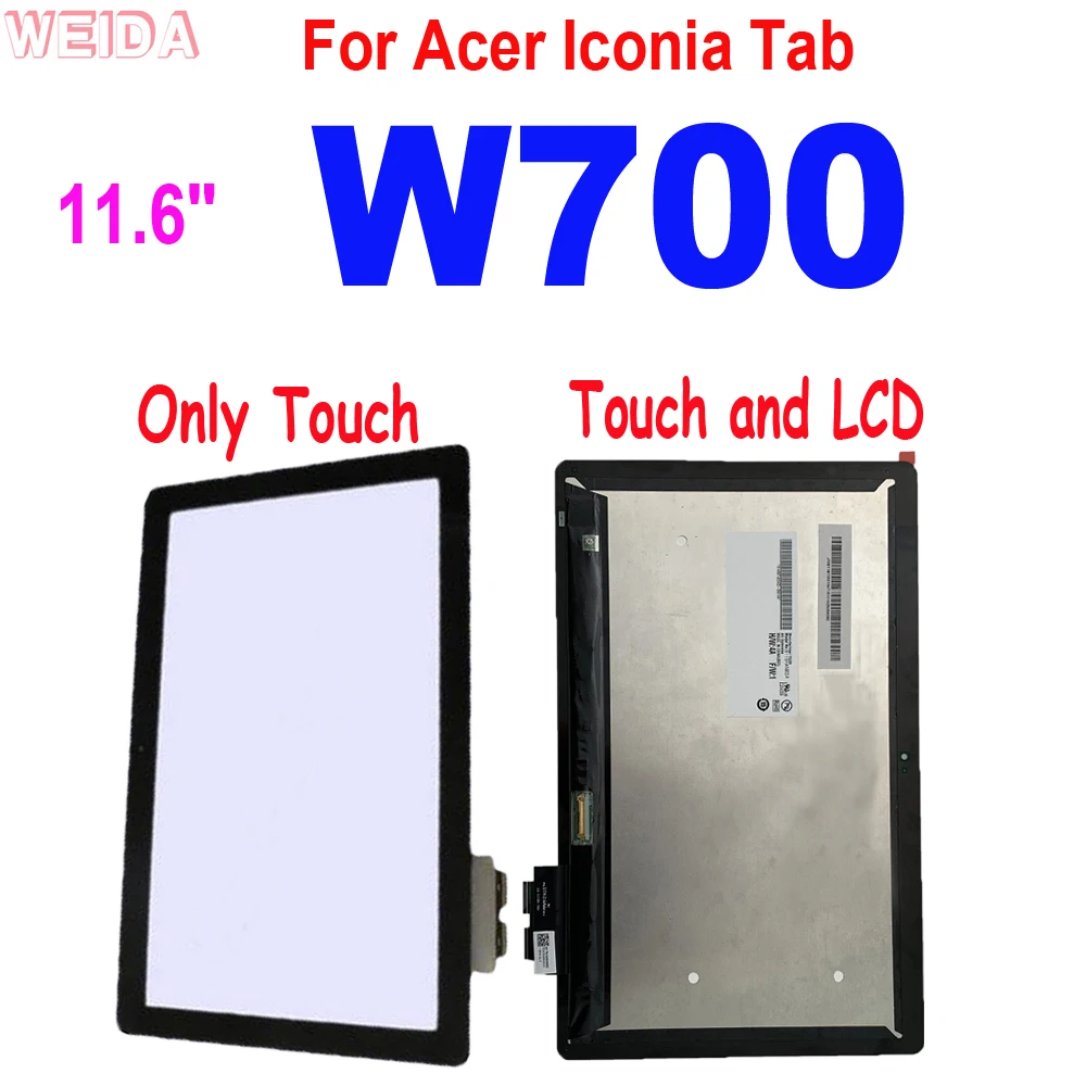 para acer iconia tab w700 painel da tela de toque digitador vidro display lcd montagem para acer iconia tab w700 lcd 116 01