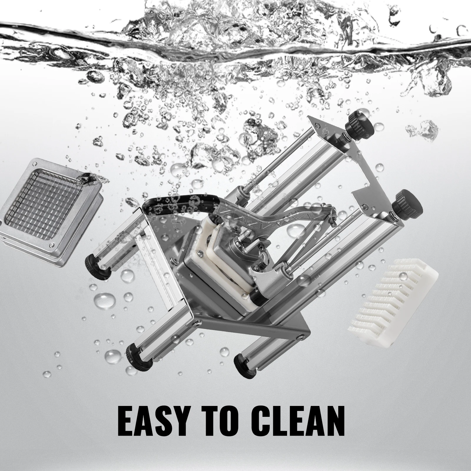 VEVOR Thương Mại Rau Củ Chopper Với 4 Lưỡi Dao Bằng Thép Không Gỉ Nhà Pháp Xào Dicer Potatos Hành Hướng Dẫn Sử Dụng Máy Thái Cắt Hoa Quả