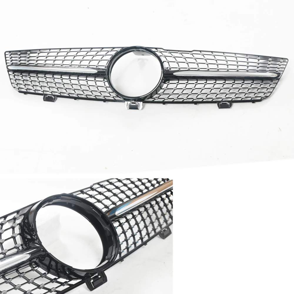 

For Mercedes Benz CLS Class W219 CLS350 CLS500 CLS550 CLS600 2009-2011 Front Grille Racing Grills Upper Bumper Hood Mesh Grid