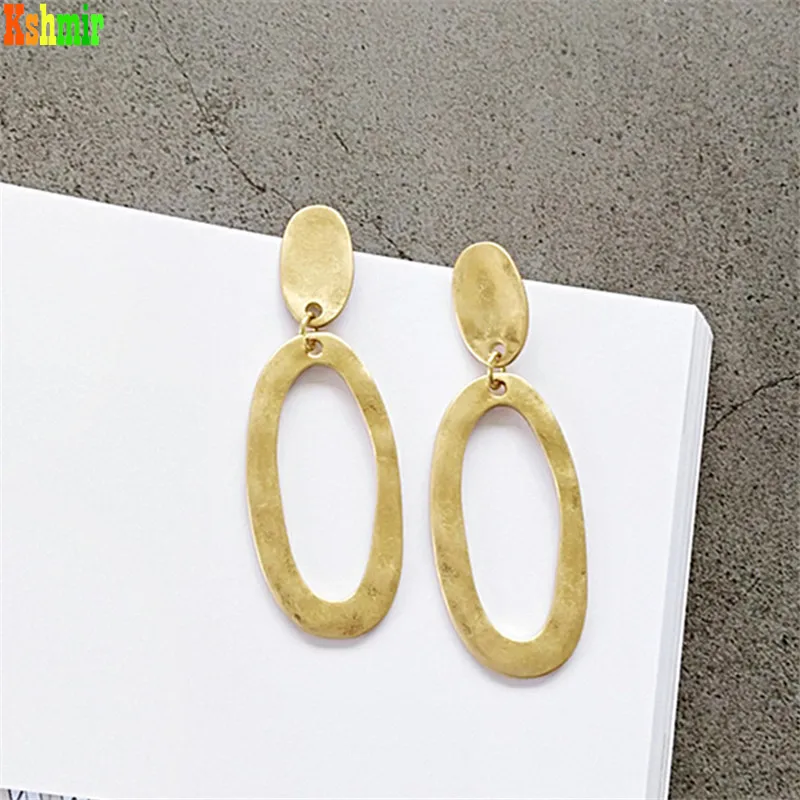 Kshmir Fashion earrings geometric metal earrings 2021 refined earrings, vintage exaggerated earrings gifts jewelry wholesale