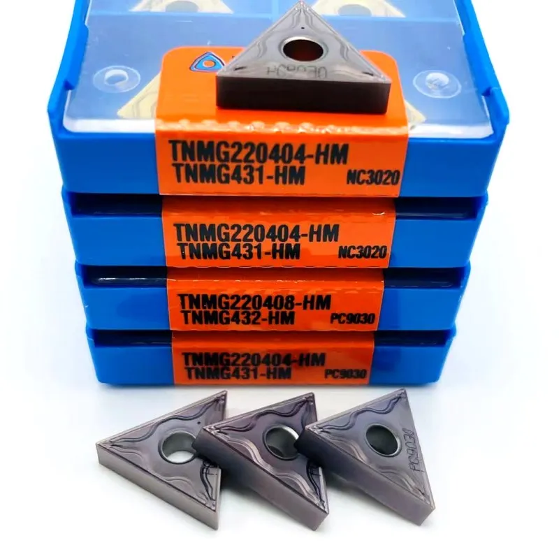 TNMG220408 TNMG220404 HM NC3020 PC9030 inserto in metallo duro per utensili per tornitura esterna TNMG 220408 anziché utensile per tornitura