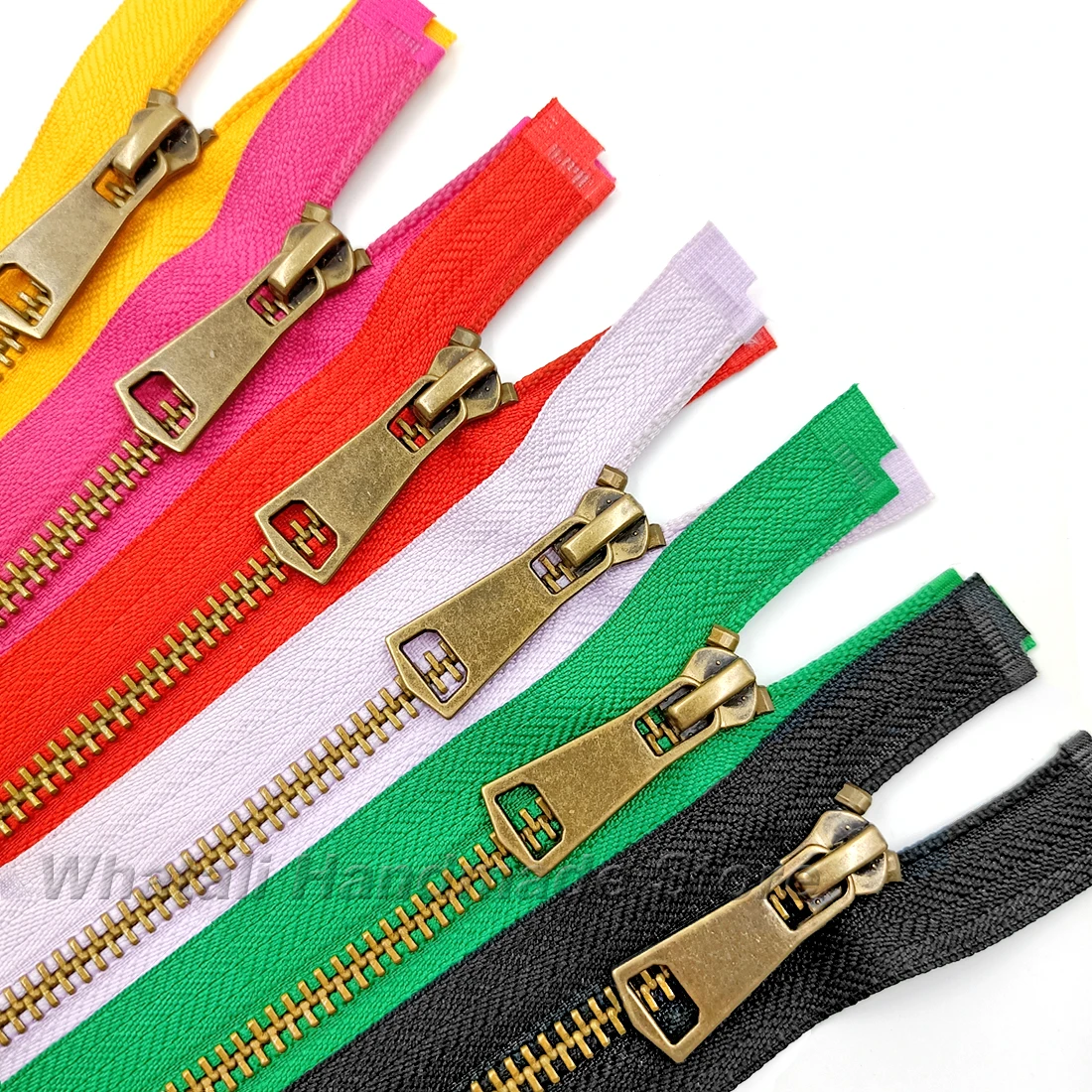 5# Colorful High Quality Open-End 2-Ways Zip Double Sliders Copper Metal Zipper Diy Handcraft For Sewing Cloth Pocket Garment