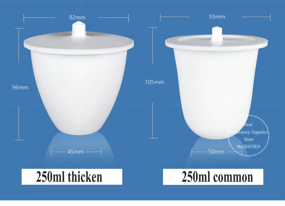 Imagem -05 - Laboratório 30ml a 60ml Ptfe Cadinho com Cobertura Comum tipo Engrossar tipo f4 Cadinho para a Experiência Peças