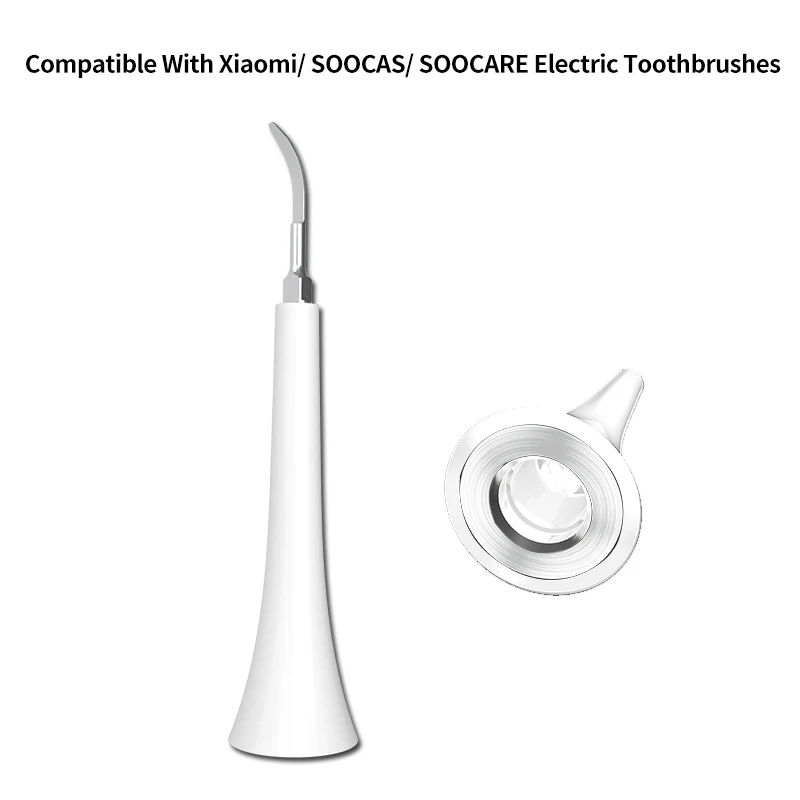 Puntas de escarificador ultrasónico, pieza de mano Compatible con Xiaomi Soocas, cepillos de dientes eléctricos para blanquear los dientes, eliminar el cálculo Dental y los sarro