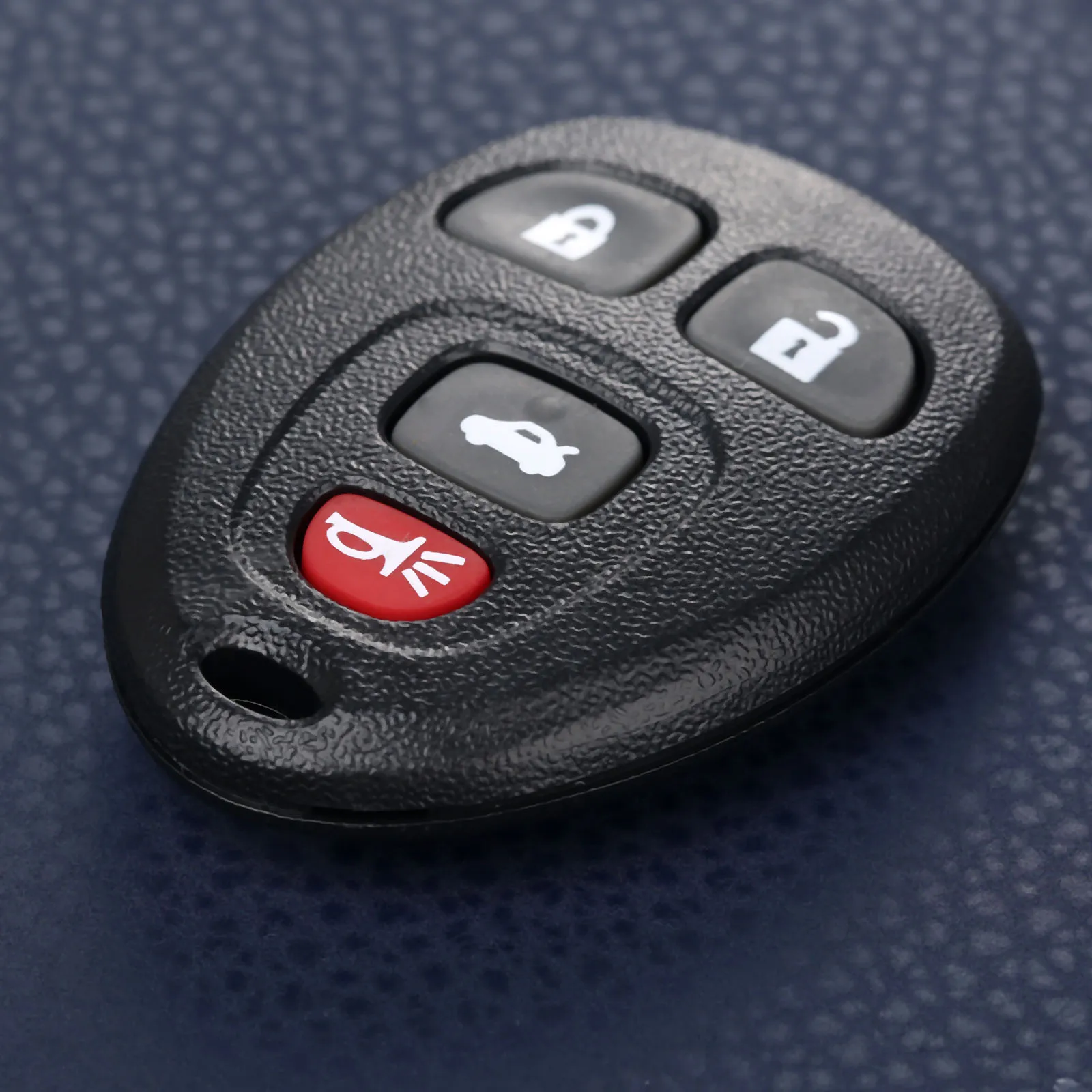 4 Buttons Auto Keyless Entry Remote Car Key Shell Case Fob For Buick Pontiac G5 G6 Chevrolet Rubber Pad Replacement Car Covers