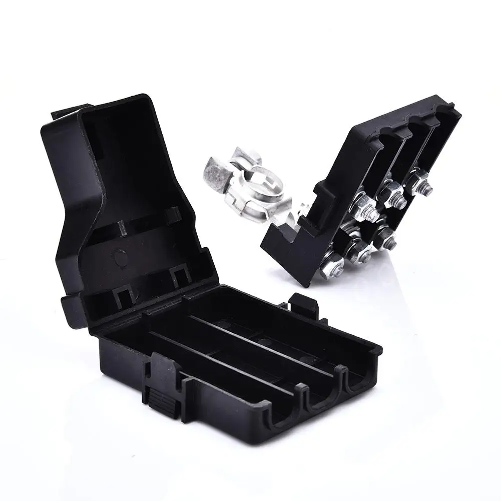 Car Battery Fuse Block 3-way Fuse Holder Car Accessories 3 Way Car Battery Fuse Block for ANG/ANF/AFS/MIDI STZ-GAC-7200