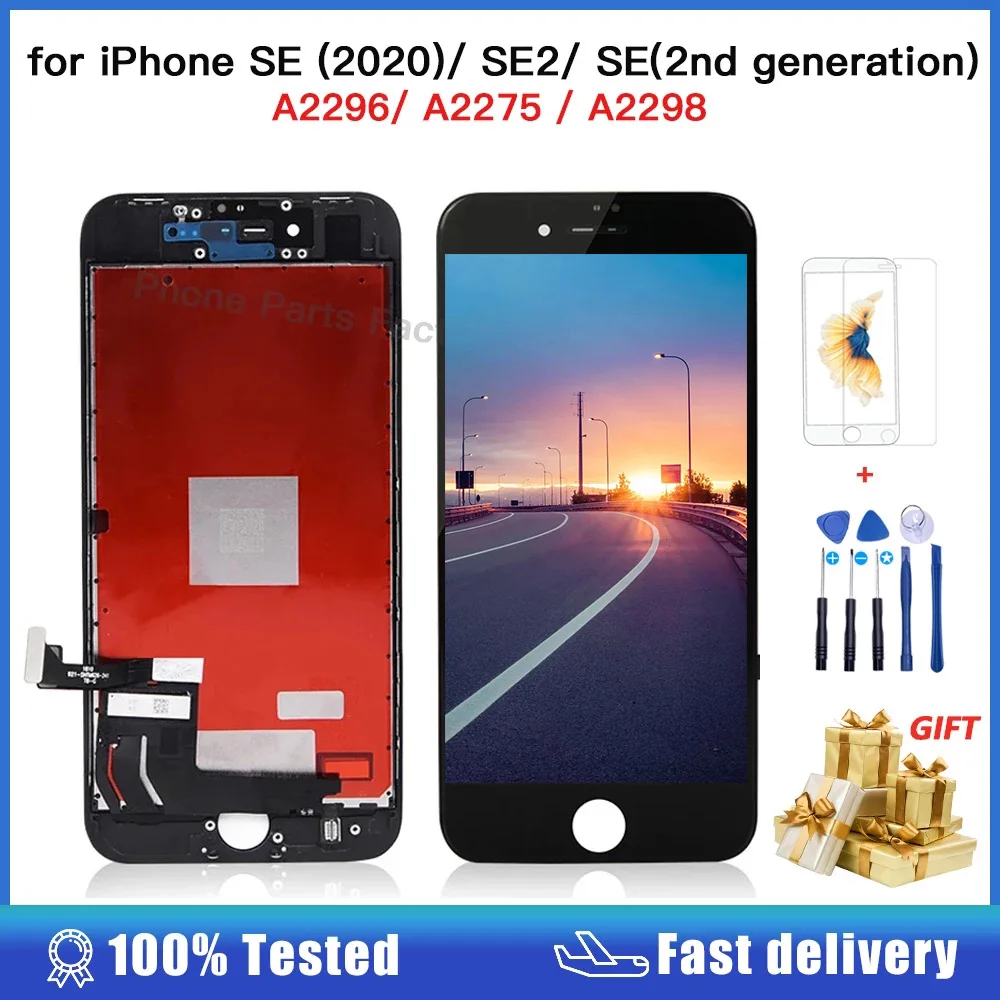 Tested For Apple iPhone SE2 LCD Display SE 2020 Touch Screen Digitizer Assembly For iPhone A2275 A2296 A2298 lcd screen 4.7