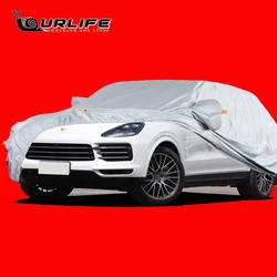 Full Car Covers Outdoor Sun UV Protection Dust Rain Snow Oxford cloth Protective For Porsche Cayenne 958 955 Accessories