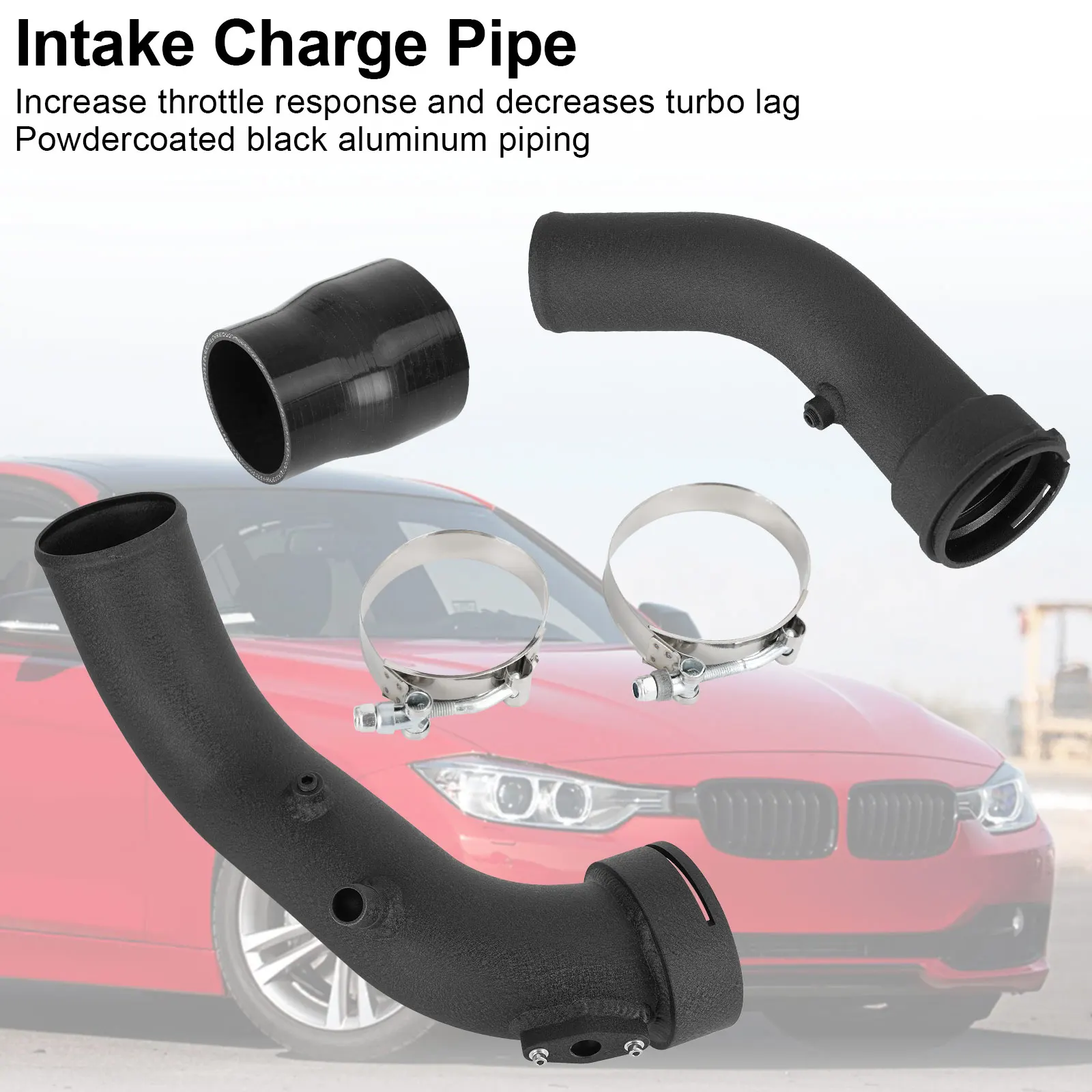 Areyourshop Pipa Intake Charge untuk BMW M2 M235i 335i 435i N55 F20 F30 RWD 2012 2013 2014 2015 2016 Suku Cadang Mobil
