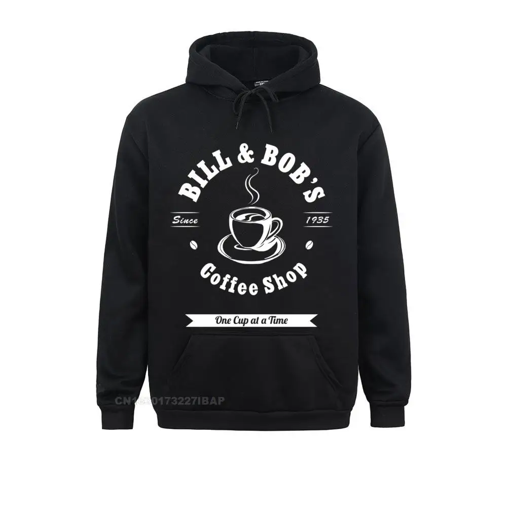 

Bill and Bob's Coffee Shop AA Recovery Gift Hoodie Mens Christmas Sweatshirts Printed Hoodies Hot Sale Cool Clothes