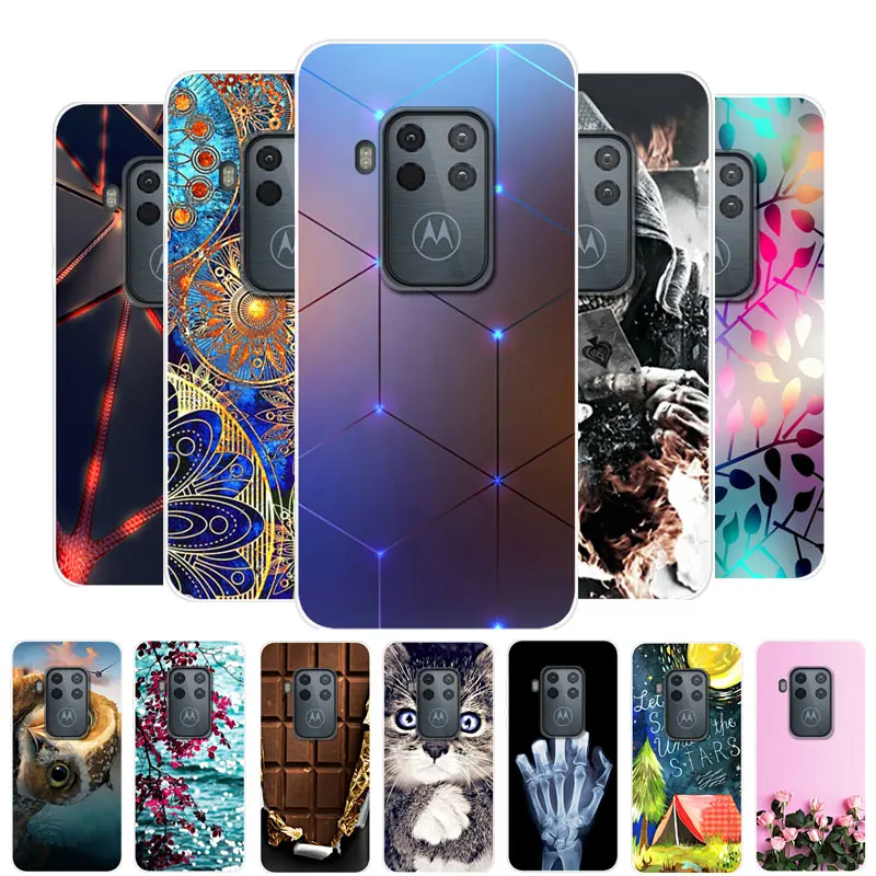 For Coque Motorola One Zoom Case Silicone Fashion TPU Soft Back Cover Phone Case For Moto One Zoom Cases One Macro Capa Fundas