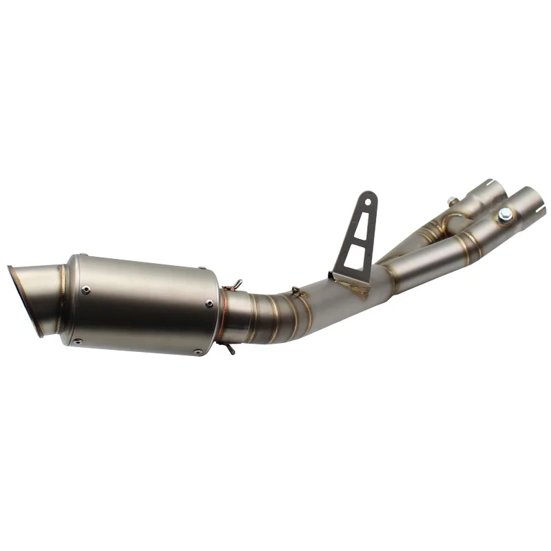 

For YAMAHA YZF R1 (2015-2020) Slip On Exhaust System Muffler Pipe 61mm Motorbike Middle Link Tube Escape Moto DB Killer YZF-R1