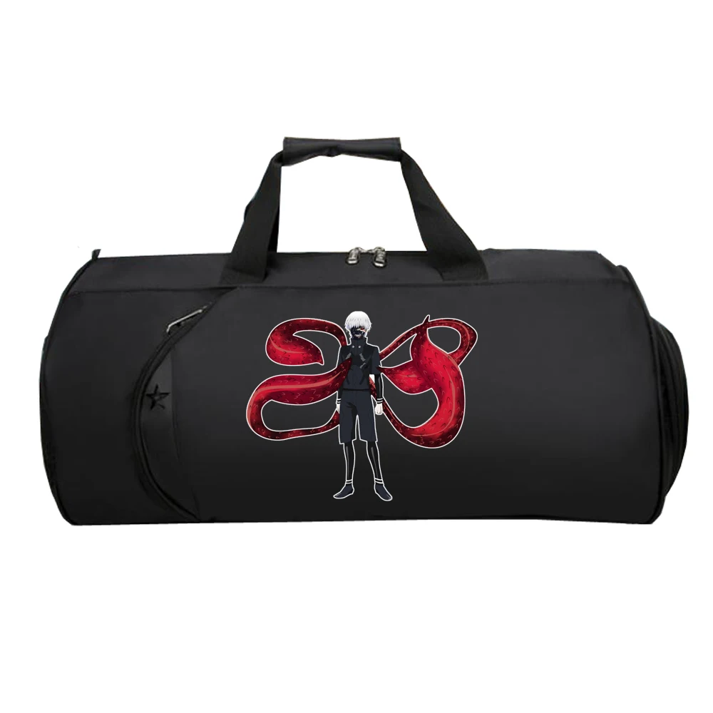 Bolso de Viaje Unisex anime de Tokyo ghouls, bolsa de hombro multifuncional, grande, para adolescentes