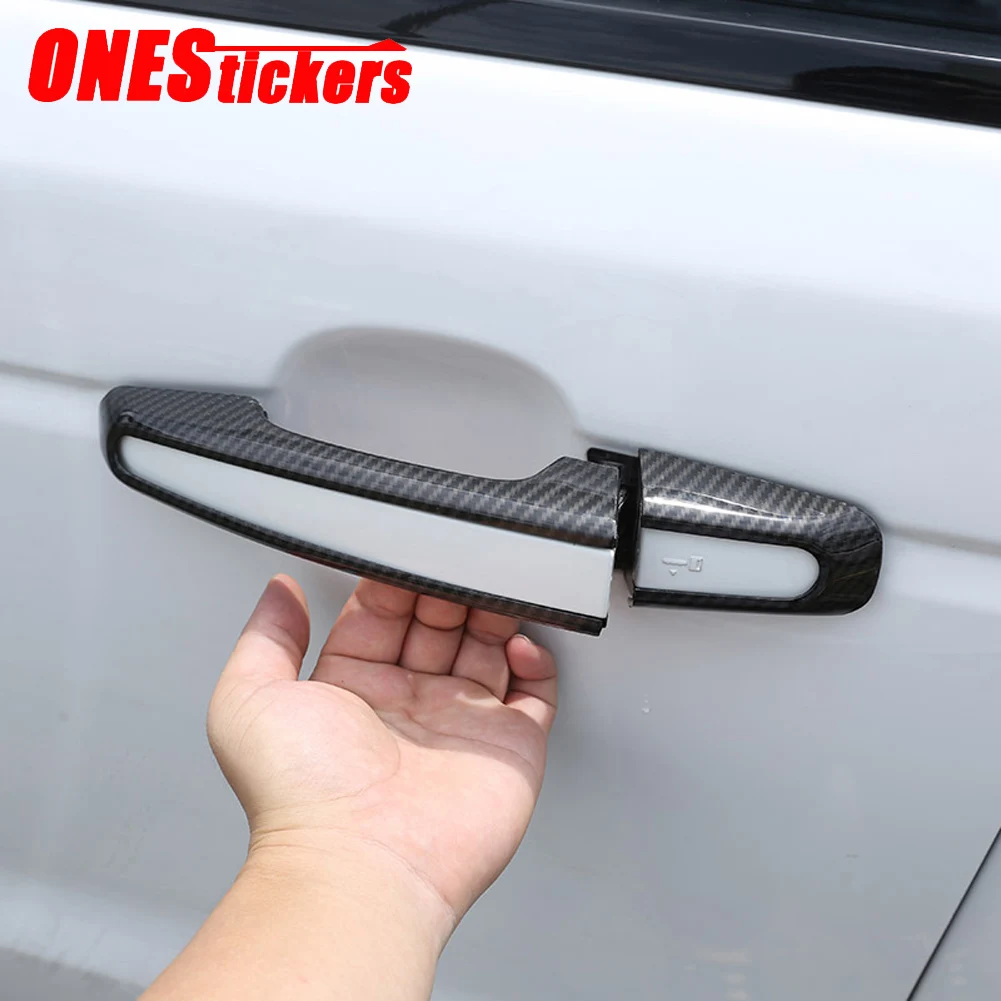 NEW For Jaguar XE/XEL X760 XF/XFL X260 F-Pace f pace X761 E-Pace Car Accessories Door Handle Cover Trim Frame Sticker ABS Chrome