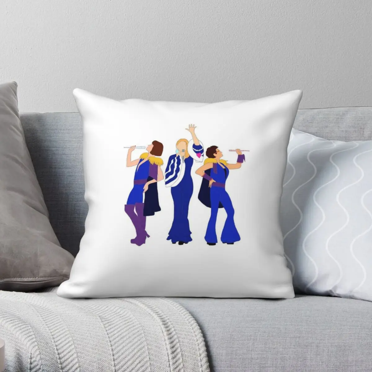 Donna And The Dynamos Mamma Mia Square Pillowcase Polyester Linen Velvet Zip Decor Throw Pillow Case Home Cushion Cover