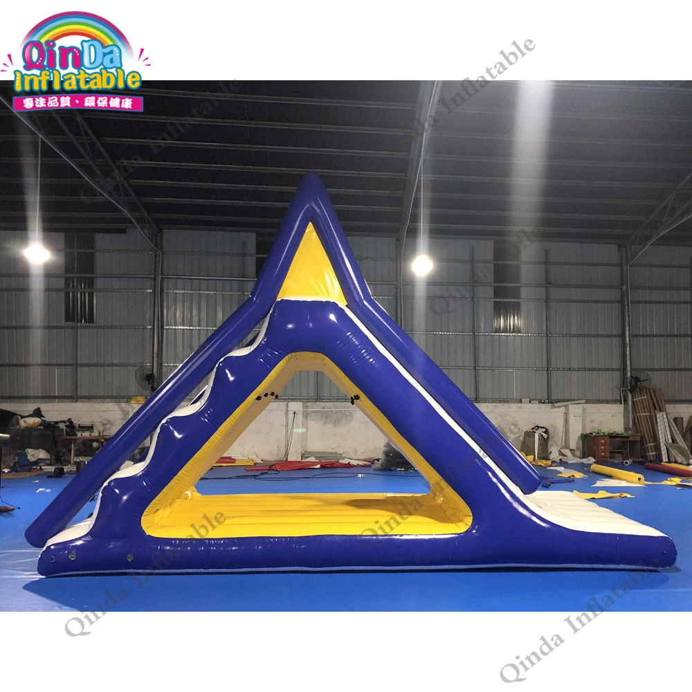 High Quality Inflatable Water Toys Floating Water Slide,durable Inflatable Triangle Water Slide For Aqua Park