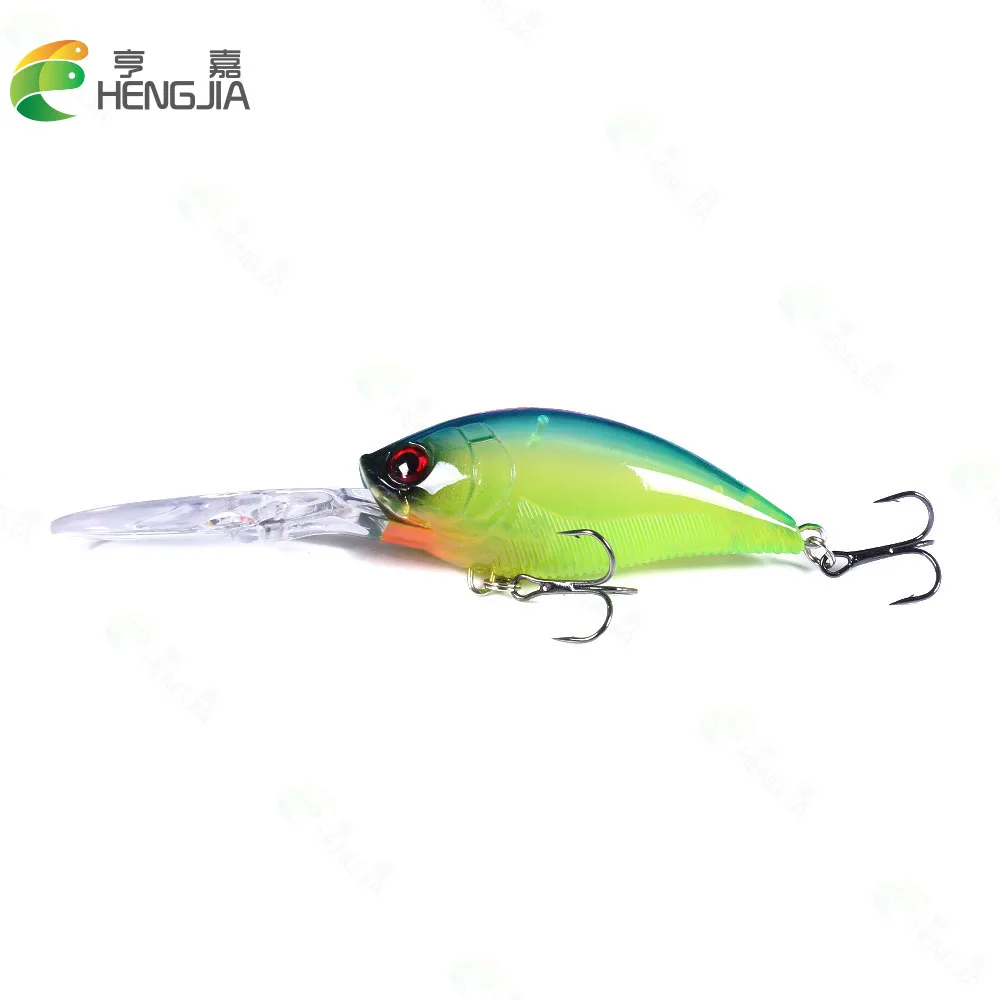 Hengjia 12,5cm 20,5g Crankbait Köder Angelköder Hecht Karpfen Angeln Künstlicher Hartköder Wobbler Crankbait Angelzubehör