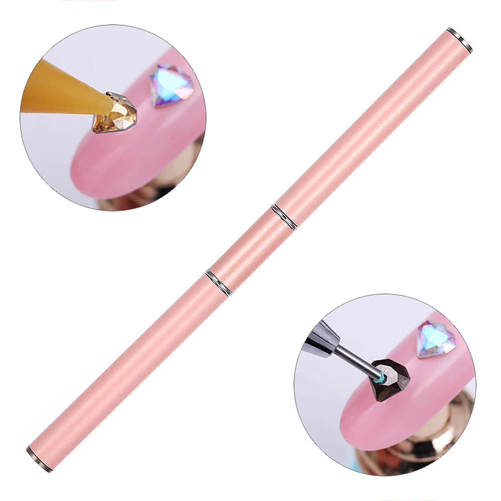 Equipment DIY Art Dual-Ended Diamond Point Drill Pen Picking Tool Nail Rhinestone Picker Wax Pencil