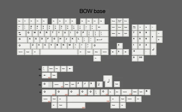 GeekArk BOW R2 PBT Plain White Keycaps New Mold Sublimation Keycap Cherry  Profile Mechanical Keyboard Keycaps - AliExpress