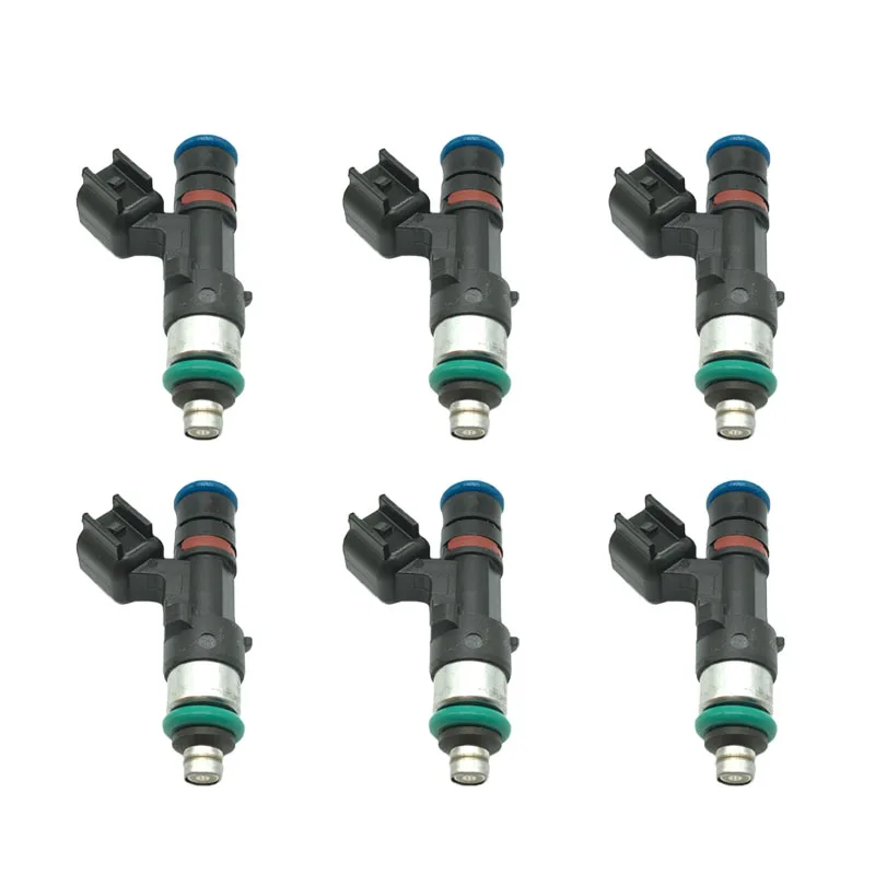 6PCS Fuel Injector Nozzle For Buick Enclave 3.6L V6 2007-2010 Saturn For GMC 12602223 0 280 158 154 0280158154