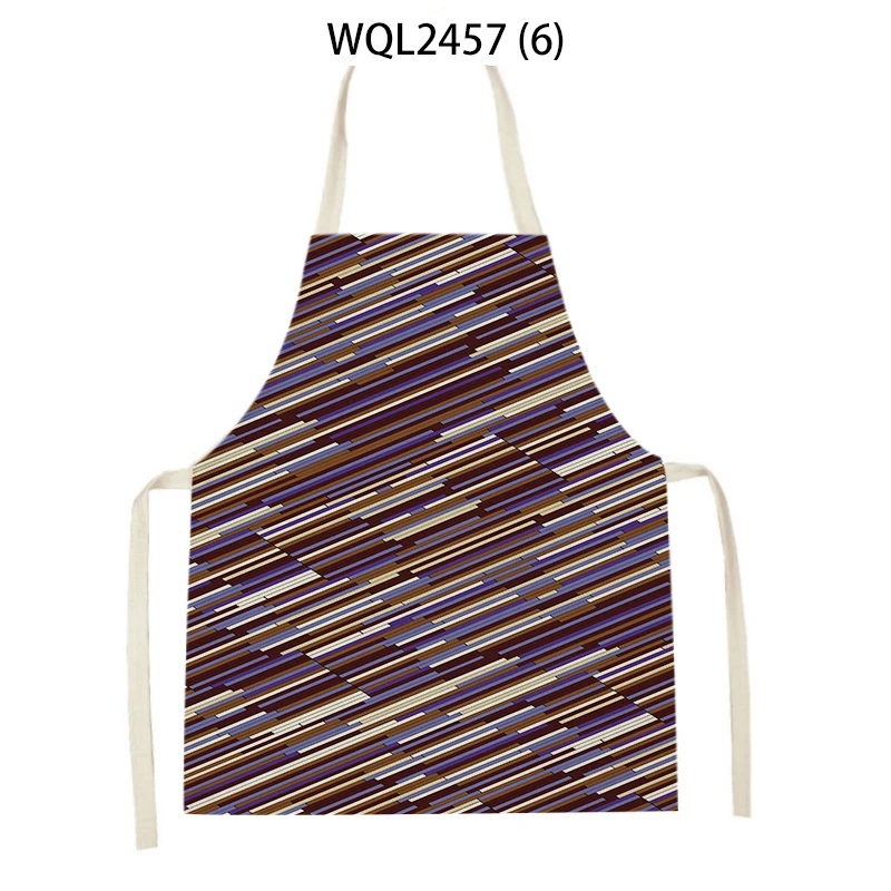 

Nordic Geometric Print Abstract Pattern Kitchen Apron Unisex Bib Home Cooking Roast Coffee Shop Cleaning Accessories Delantal