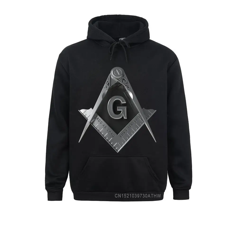 Masonic Square Compass Freemason Hooded Tops Men Sweatshirts Long Sleeve OversizedWinter Hoodies Customized Sportswears