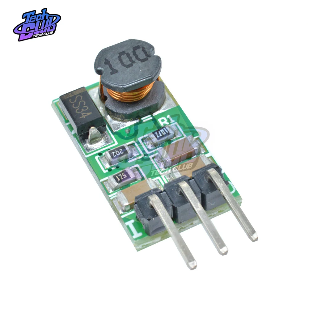 DC-DC DC 5-40V ถึง3V 3.3V 3.7V 5V 6V 7.5V 9V 12V 1A Buck ขั้นตอนลงโมดูลแปลงแรงดันไฟฟ้า Regulator Pin