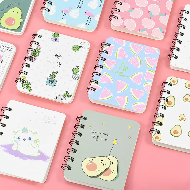 School  Office Cute And Easy To Carry Removable Loose-Leaf Notebook Coil Notebook Pattern Sent Randomly