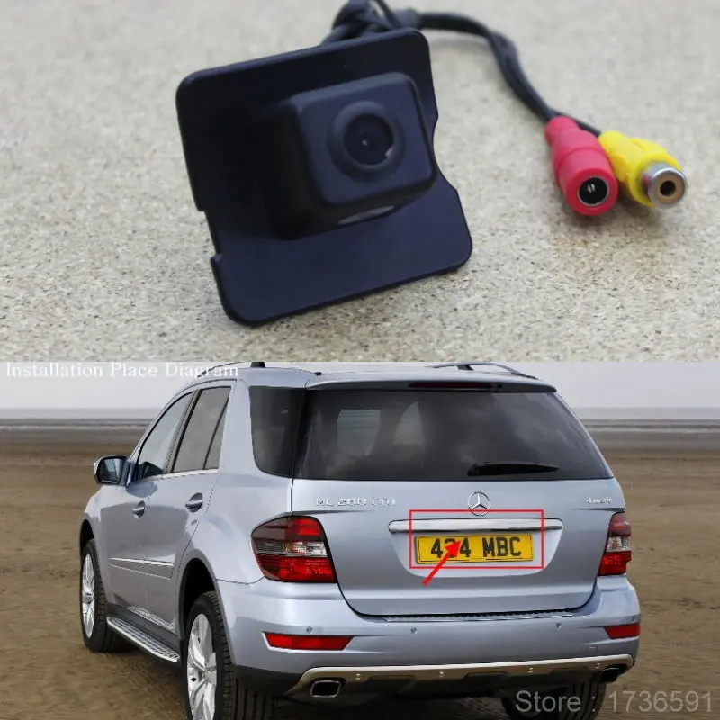 Dla Mercedes Benz ML M MB W164 ML350 ML330 ML63 ML450 ML500 widok z tyłu samochodu kamera/kopii zapasowych kamera parkowania /HD CCD RCA ntsc PAL
