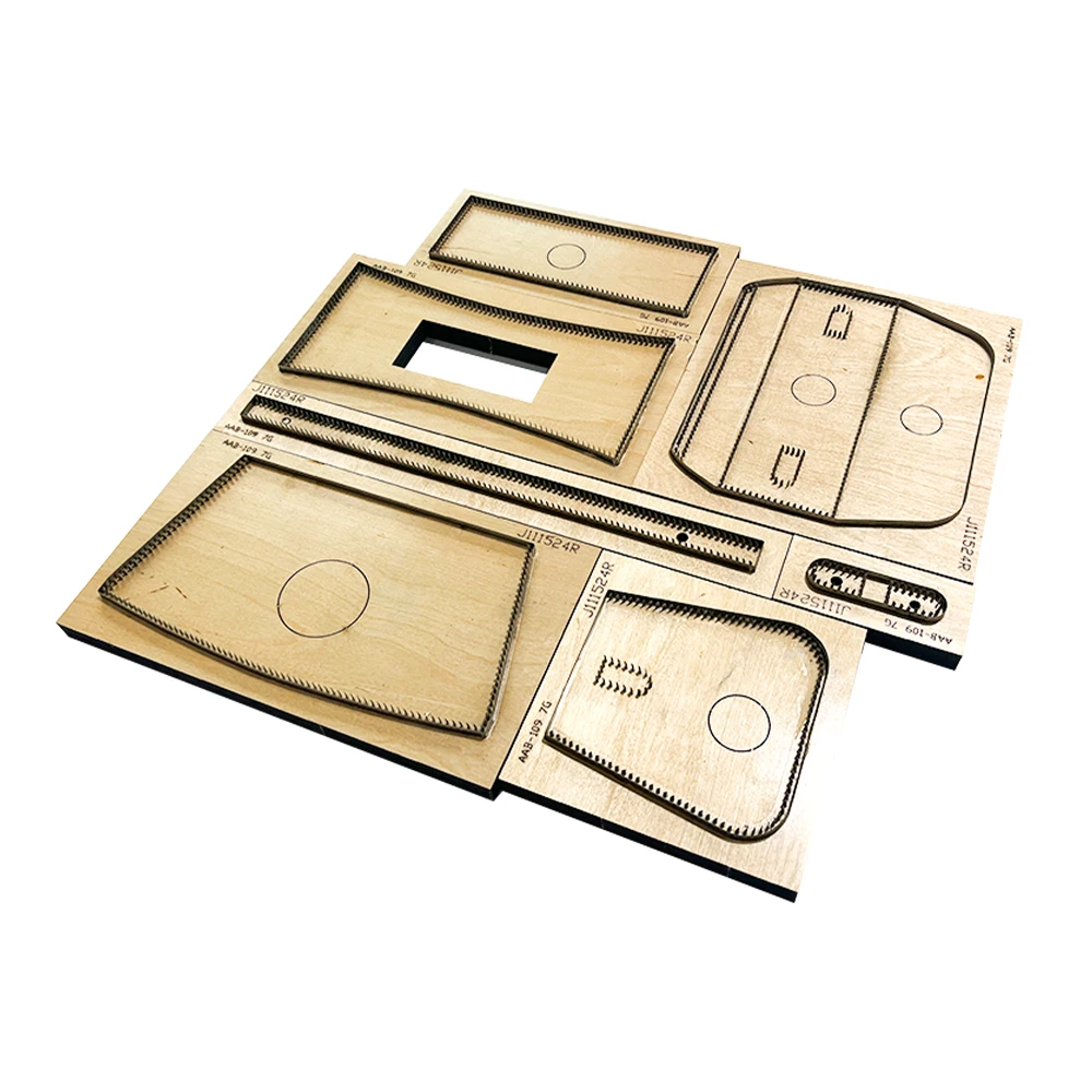 Handmade Leather Die Cutter, Laser Knife Mold, Wooden Dies Template, Suitable for Die Cutting Machine