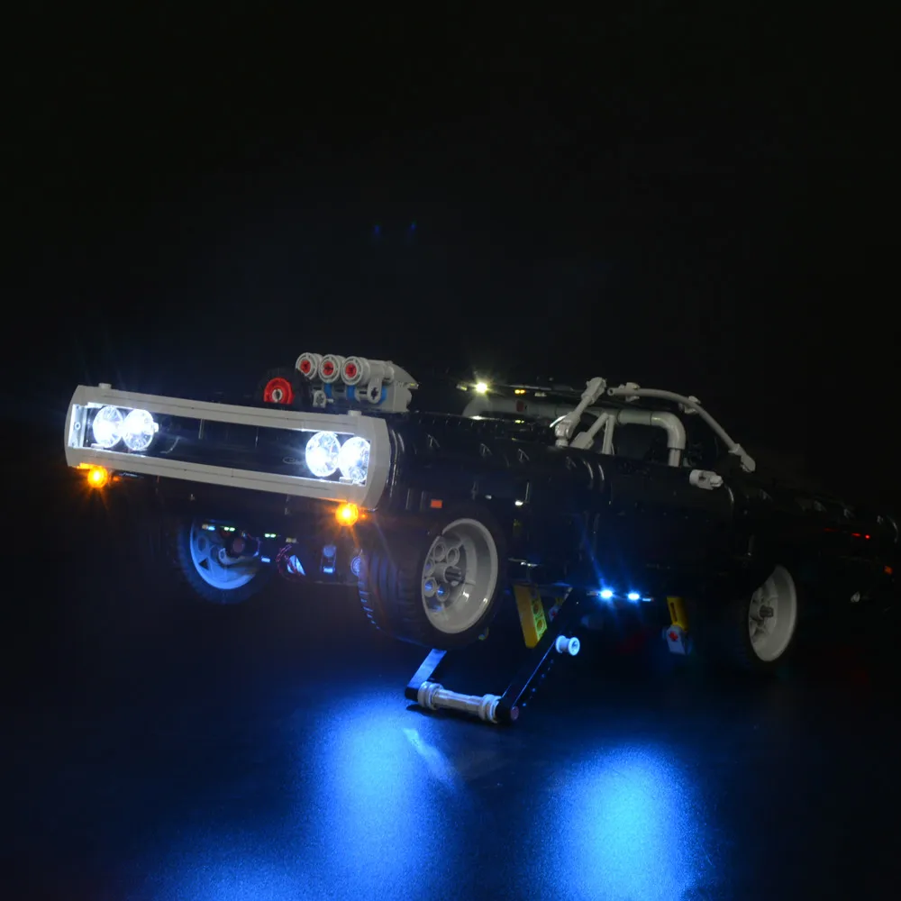 led Light Kit For 42111 Dom\'s Charger The Furious (LED Included Only, No Model Kit