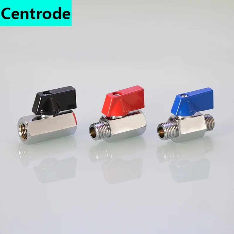Mini ball valve 3/8 IN 1/2IN mini ball valve 1/8 1/4 3/8 1/2 DN6 8 10 15 valve switch pneumatic accessories