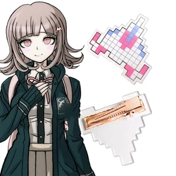 Anime Danganronpa Chiaki Nanami fermaglio per capelli Super Dangan Ronpa ragazze carino aereo tornante puntelli accessori Cosplay 3.5*3.5cm