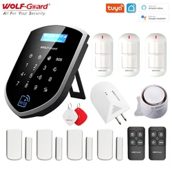 Wolf-Guard Upgraded Smart Tuya 4G Wifi Home Alarm Security System Wireless App Control DIY Kit Support Alexa & Google Assistant