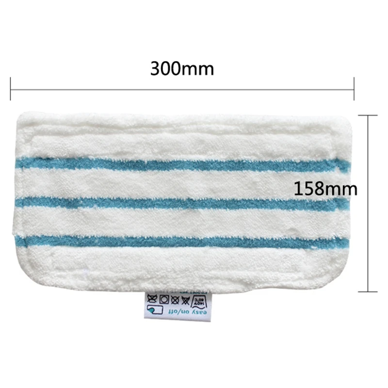 5PCS Mop Pads for Black & Decker Steam Mop FSM1610 FSM1630 Washable and Reusable Replacement Mopping Cloth Retail