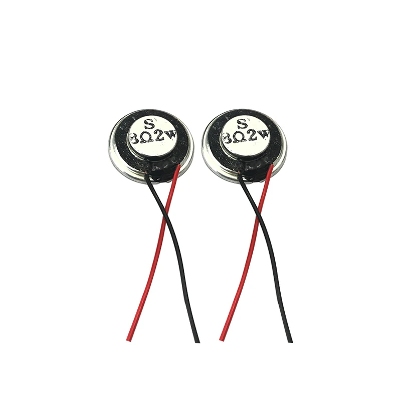 2 قطعة 1 بوصة 8Ohm 2 واط W8R مكبر صوت 23 مللي متر الجولة الداخلية المغناطيسي المتكلم مركب فيلم إصلاح مكبر الصوت الصغيرة 60 مللي متر كابل لتقوم بها بنفسك