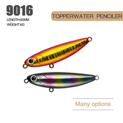 1Pcs 60mm 6g 3D Eyes Crankbait Pencil Fishing Lure Hard Lures Baits Wobbler Artificial Hard Bait carp Fishing Tackle Pesca
