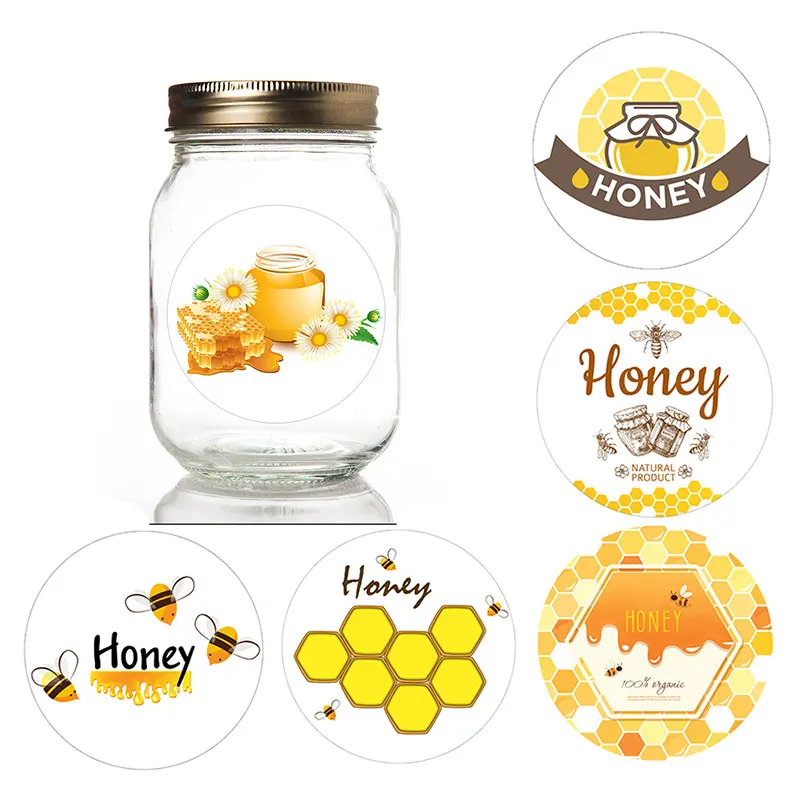 3.5cm/4.5cm Bee Sweet Honey Round Seal Sticker Honey Party Stickers Honeybee Baby Shower Sticker Lovely Party Decoration