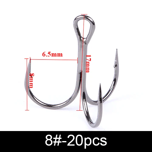FTK Drillinge Baitholder Bass Angelhaken Köderhalter Fliegenbinden Kurbelhaken Set Salzwassernadel Angelhaken