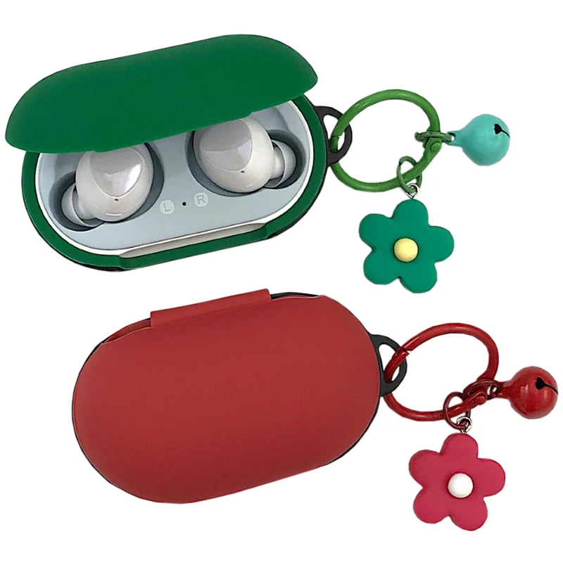 غطاء فاخر لهاتف Samsung Galaxy Buds Plus 2020 ، جراب حماية ، ملحقات سماعة رأس ، ديكور زهور