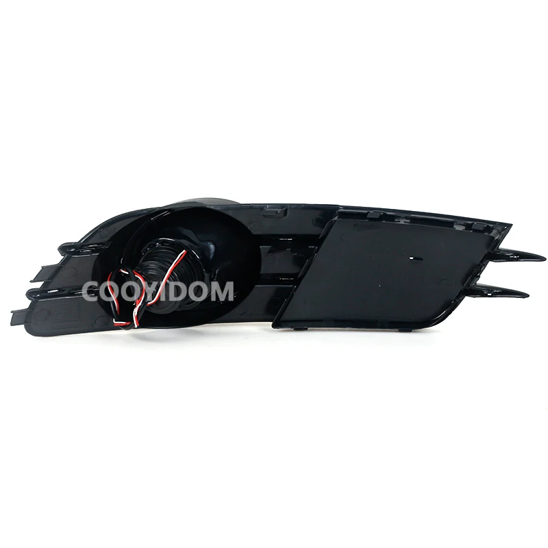 X-CAR 1 Pair Car Front Bumper Fog Light Grilles Fog Lamp Cover Racing Grilles For Audi A6 C7 2011 2012 2013 2014 2015 4GD807681B
