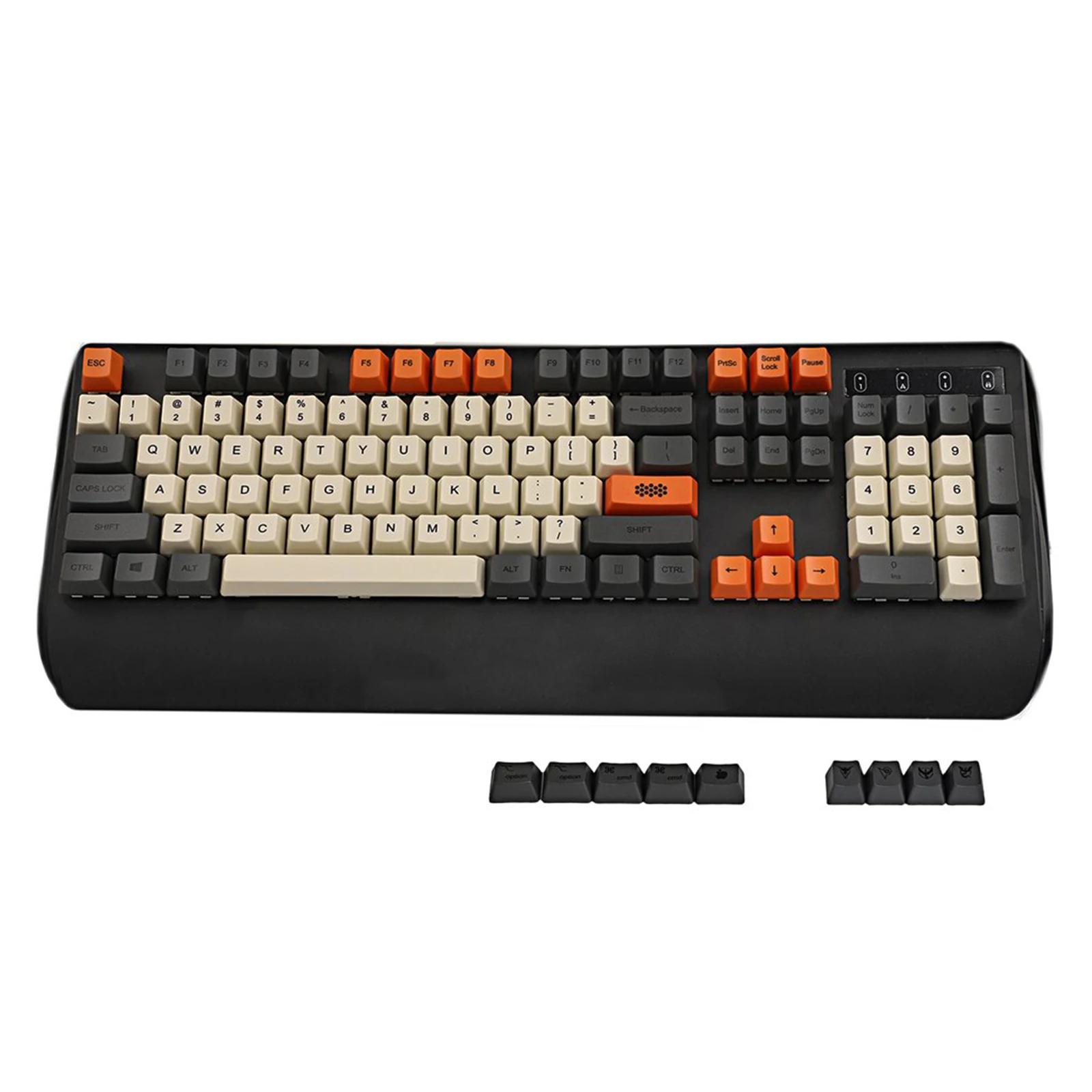 oem carbono mac keycap corante sub grosso pbt keyconjunto ansi 61 87 104 layout para mx teclado mecanico faca voce mesmo gk61 gk87 gk104 rk61 01