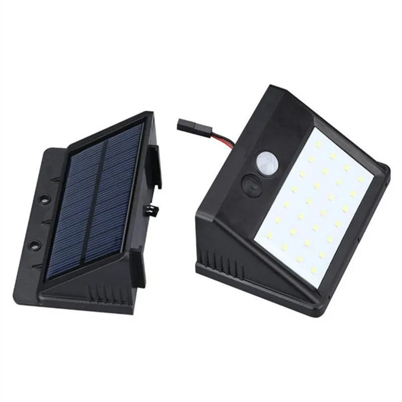 Imagem -03 - Motion Sensor Solar Powered Lâmpada de Parede 30 Led Split Impermeável ao ar Livre Jardim Quintal Varanda Garagem Lâmpadas Modos