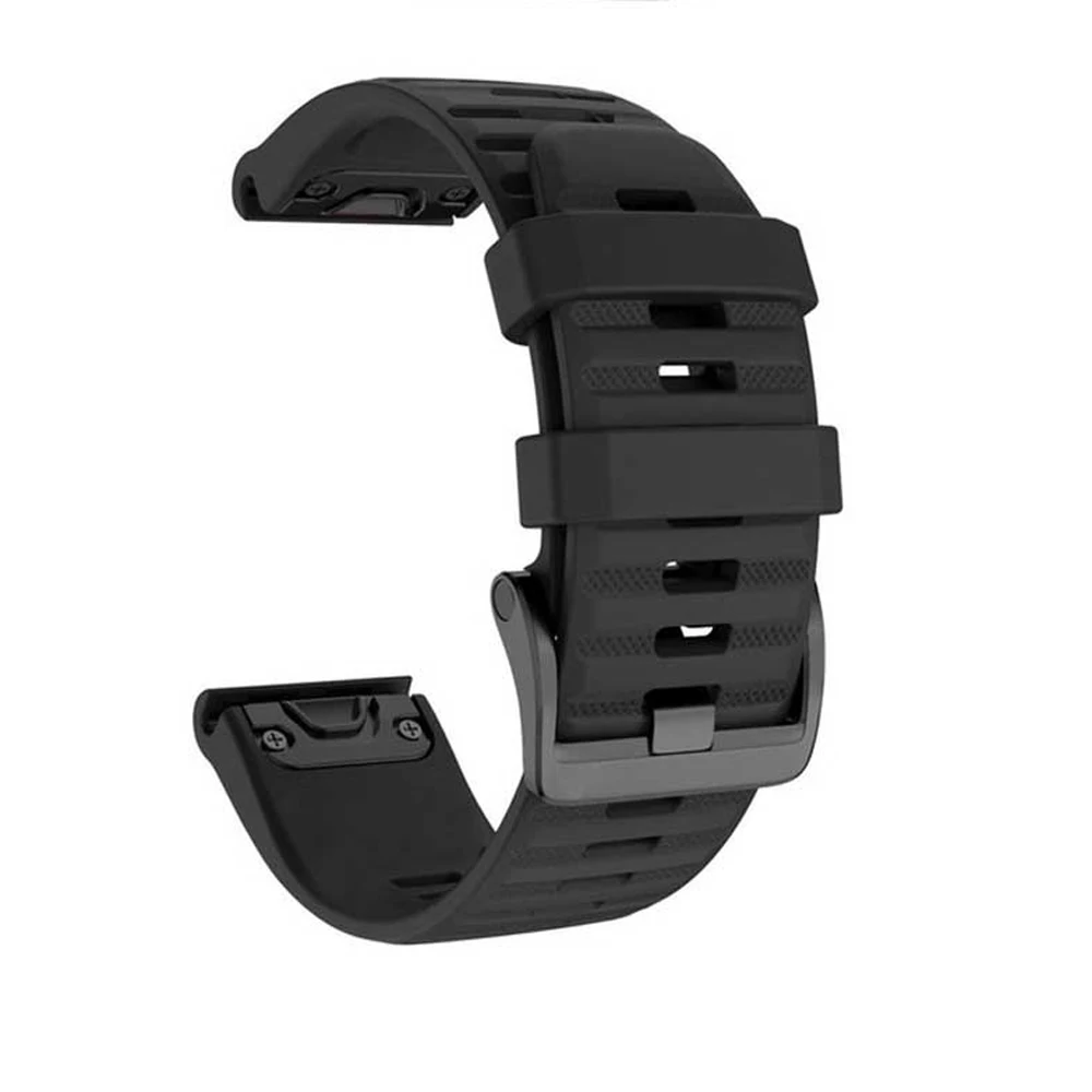 22 26mm Quick Release EasyFit strap for Garmin Fenix 6X 6 Pro Forerunner 945 Silicone Strap for Garmin Fenix 5X 5 5X Plus Band