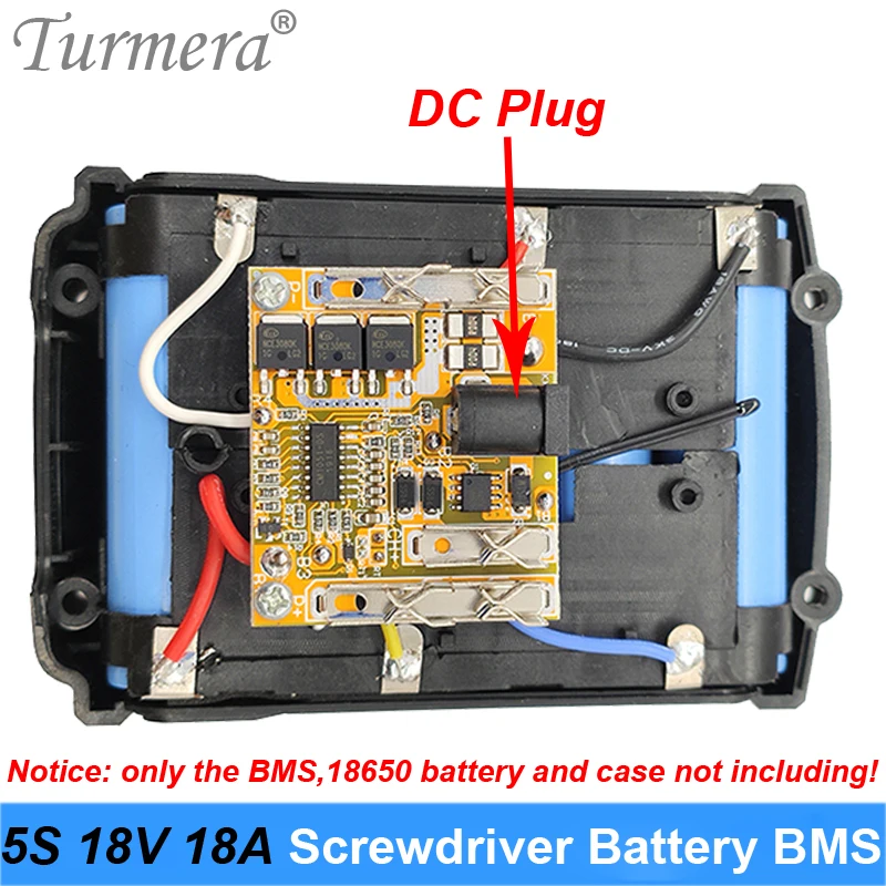 18650 Lithium Battery BMS 5S 18V 21V 18A 18V Screwdriver Battery Shura Charger Protection Board for makiita dewelt screwdriver