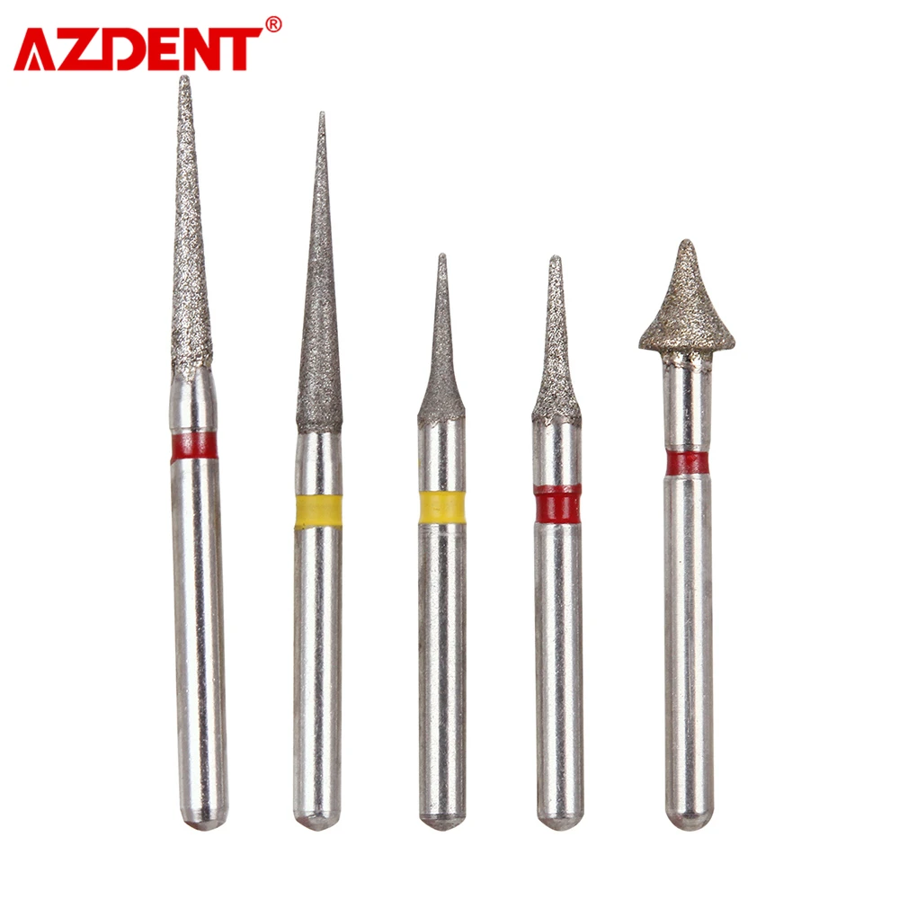 AZDENT fresas de diamante Dental, pulido de esmalte interpróximo de ortodoncia