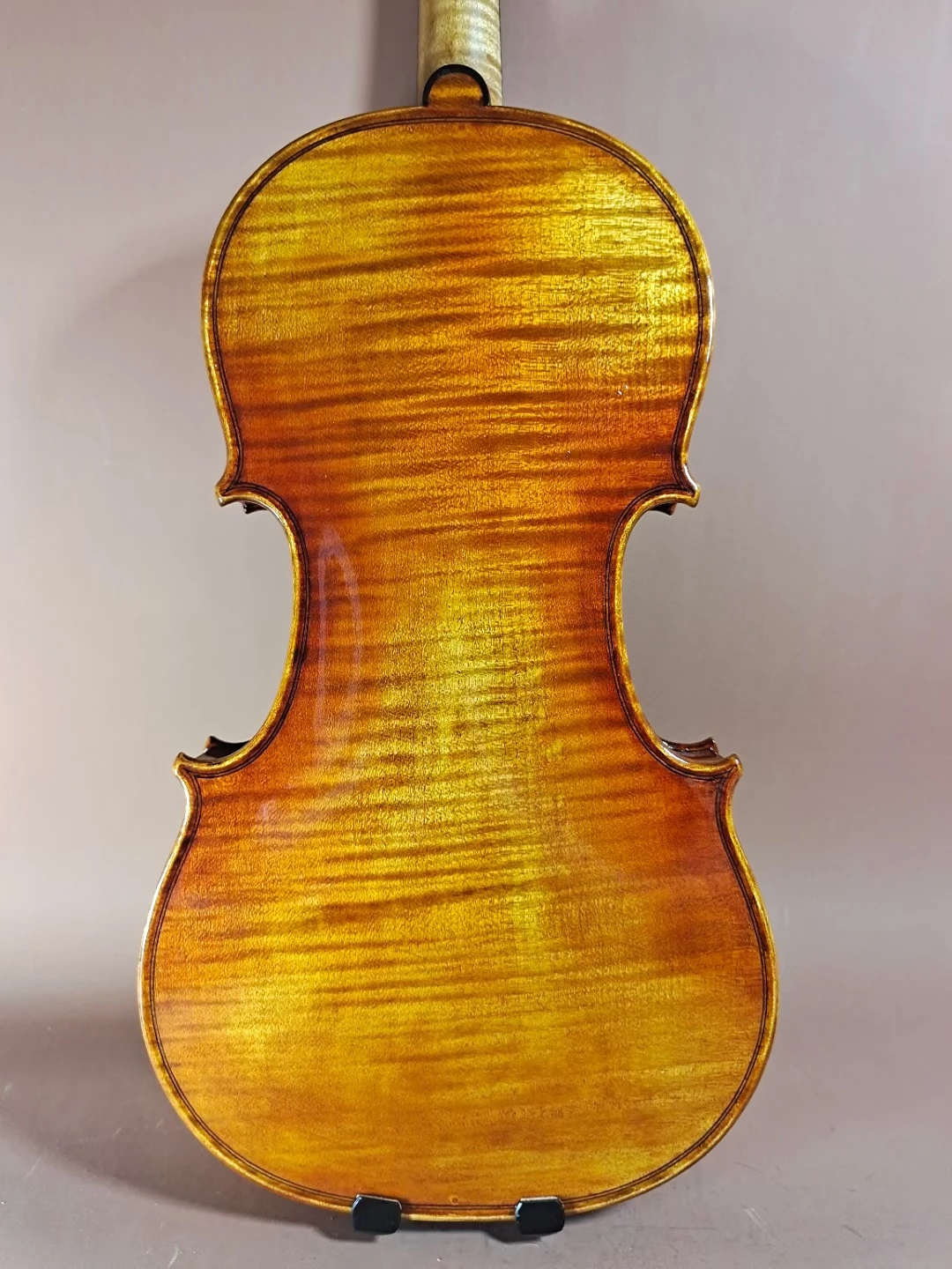 

High-end All handmade Italian vintage oily varnish 4/4 Violin Antonio Stradivari violino All-European Spruce Flame Maple Box bow