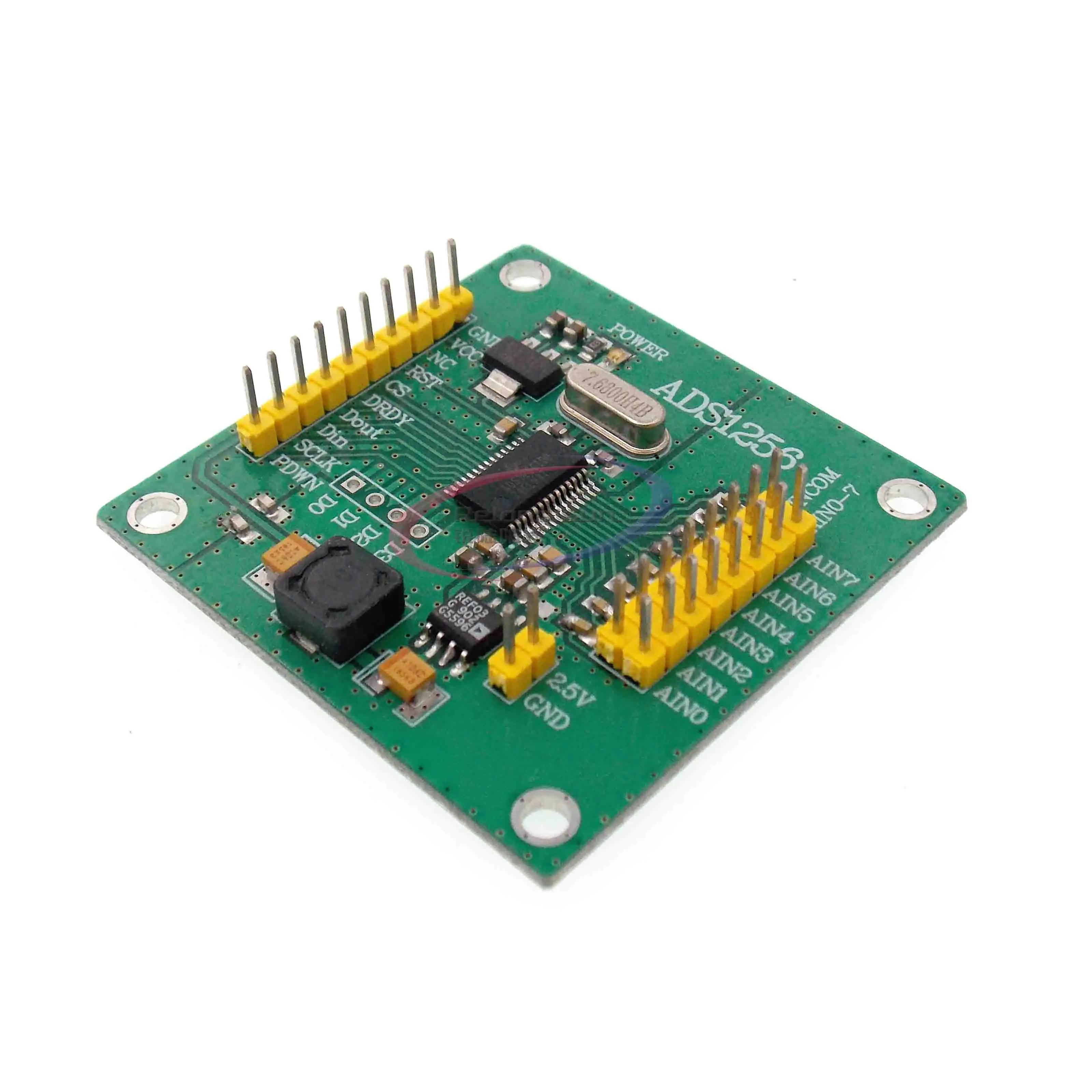 1pcs  ADS1256 Module 24 Bit 8-channel  ADC AD Module High-precision ADC Data Acquisition Card