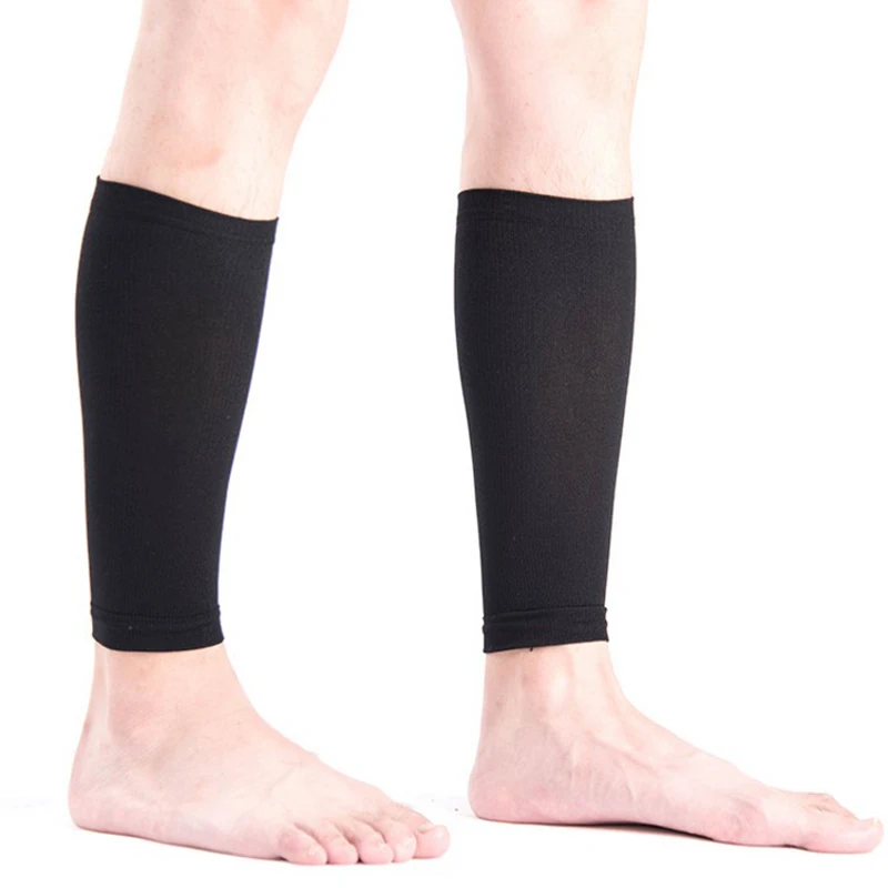 Prevent Calf Varicose Veins Compression Sock Medical Grade One Pressure Treat Varicose Leg Women Slim Socks Black Skin Color