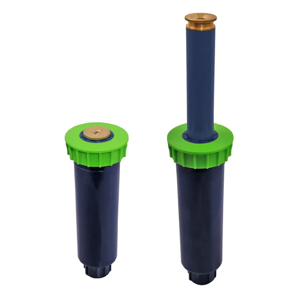 4Pcs/lot 90-360 Degree Garden Automatic Retractable Spray Irrigation System Copper Nozzle Lawn Sprinkler